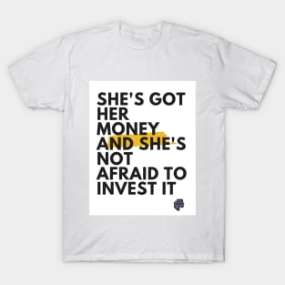 Women with Money (Gold) T-Shirt